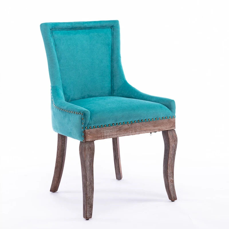 Lot de 2 chaises de salle à manger Ultra Side avec pieds en bois